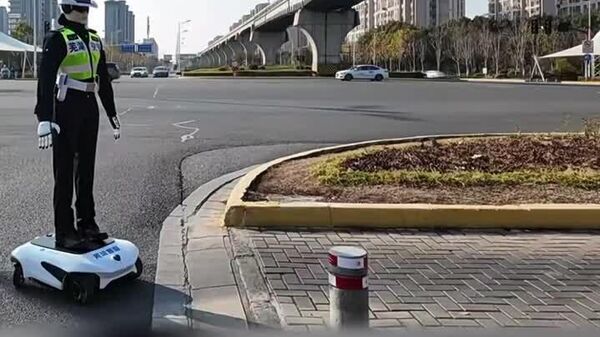 ربات کنترل ترافیک در استان آنهویی به بهره برداری رسید - اسپوتنیک ایران  