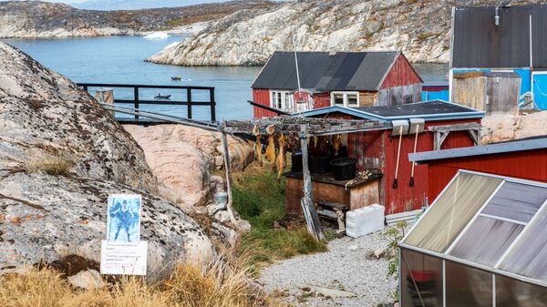 Дома местных жителей города Илулиссат на острове Гренландия - اسپوتنیک ایران  