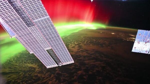 شفق قطبی از فضا اینگونه به نظر می‌رسد - اسپوتنیک ایران  