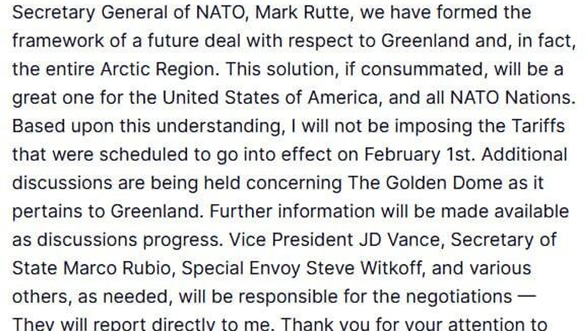 ترامپ از «چارچوب توافق آینده» برای گرینلند با ناتو خبر داد ترامپ از «چارچوب توافق آینده» برای گرینلند با ناتو خبر داد - اسپوتنیک ایران , 1920, 22.01.2026