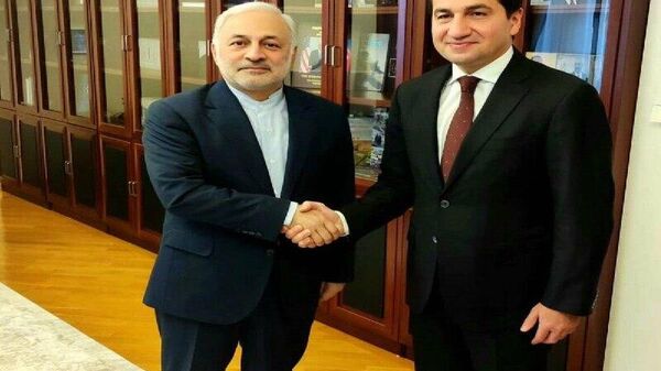 دیدار معاون وزیر امور خارجه جمهوری اسلامی ایران با دستیار رئیس جمهور آذربایجان - اسپوتنیک ایران  