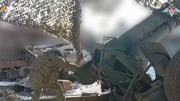 لشکر تفنگداران روسیه، سنگر نیروهای اوکراین را منهدم کردند - اسپوتنیک ایران  