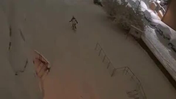 تبدیل خیابان ها به پیست اسکی در شهر نورنبرگ آلمان - اسپوتنیک ایران  