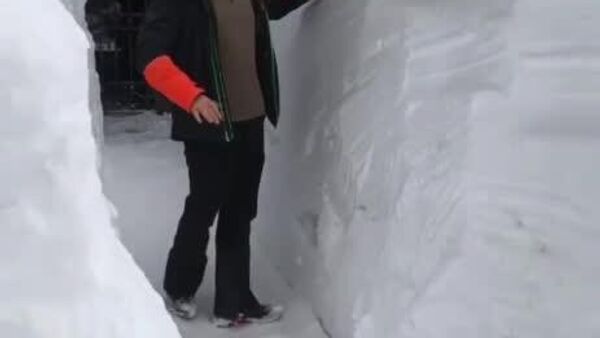 بارش برف سنگین، منطقه لیمونه پیمونته در استان کونئو ایتالیا را سفیدپوش کرد - اسپوتنیک ایران  