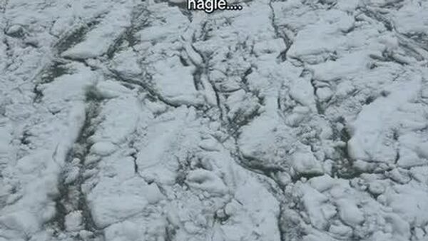 یک زن لهستانی به طور تصادفی لحظه‌ای را ثبت کرد که دو نفر که در سوپوت روی دریای بالتیک یخ‌زده راه می‌رفتند، به داخل آب افتادند - اسپوتنیک ایران  