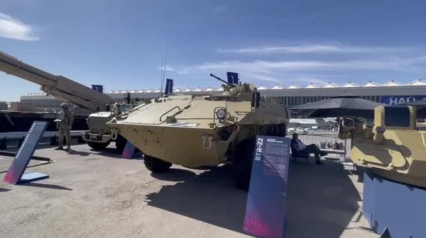 نفربر زرهی جدید BTR-22 روسیه در نمایشگاه جهانی دفاع در ریاض رونمایی شد - اسپوتنیک ایران  