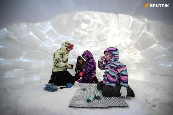 جشنواره ساخت کلبه برفی در نووسیبیرسک روسیه جشنواره ساخت کلبه برفی در نووسیبیرسک روسیه - اسپوتنیک ایران