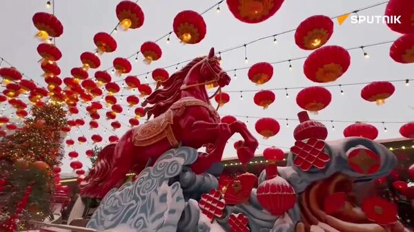 تصاویری از میدان مانژ مسکو پیش از افتتاحیه جشنواره سال نو چینی - اسپوتنیک ایران  