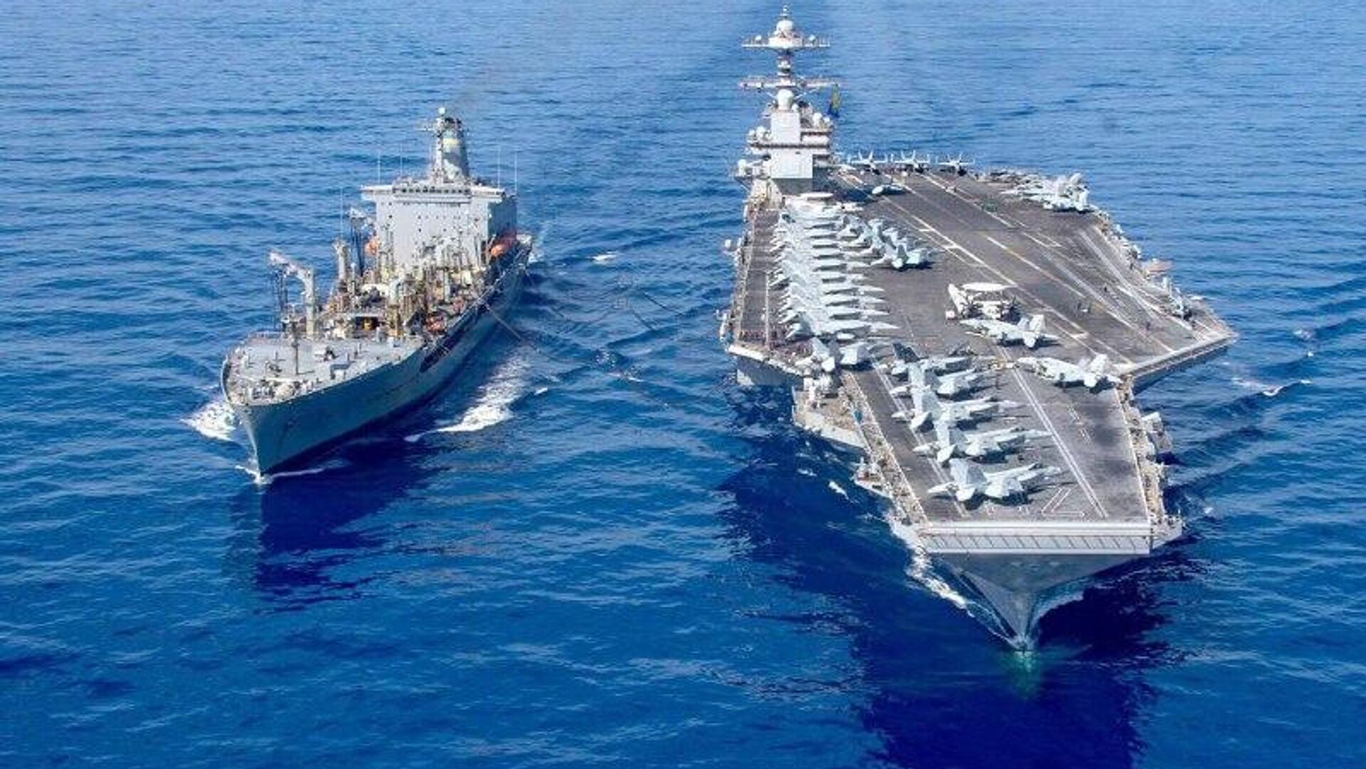 رسانهها گزارش داده اند که آمریکا بزرگترین نیروی هوایی خود از زمان جنگ عراق را به خاورمیانه اعزام میکند رسانهها گزارش داده اند که آمریکا بزرگترین نیروی هوایی خود از زمان جنگ عراق را به خاورمیانه اعزام میکند - اسپوتنیک ایران , 1920, 19.02.2026