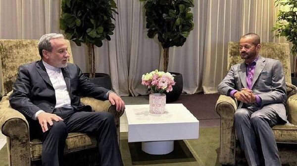 دیدار وزیران خارجه جمهوری اسلامی ایران و سلطنت عمان - اسپوتنیک ایران  