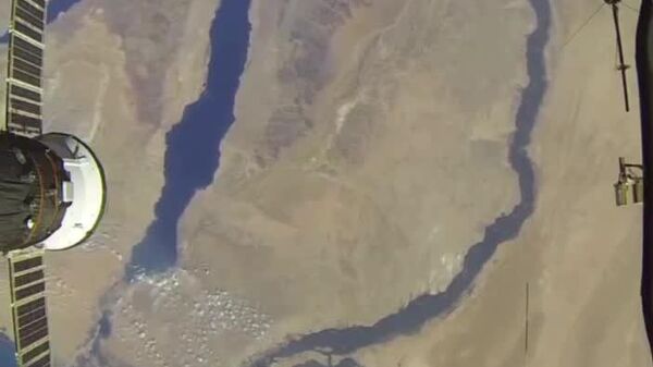 فضا از نگاه یک کیهان‌نورد؛ مصر و کانال سوئز از ایستگاه فضایی بین‌المللی - اسپوتنیک ایران  