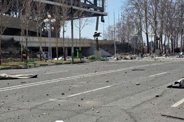 تصاویری از تخریب سالن دوازده هزار نفری آزادی در جریان حملات آمریکا و اسرائیل - اسپوتنیک ایران  