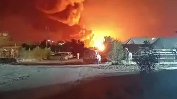 انفجار مهیب در اثر اصابت موشک ایرانی به پایگاه نظامیان آمریکایی در کویت - اسپوتنیک ایران  