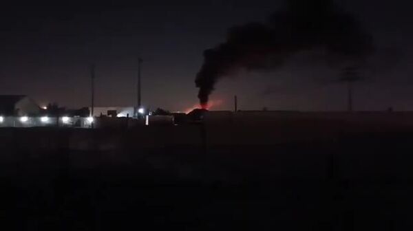 تصویری که گفته می‌شود مربوط به حمله به پایگاه آمریکایی ویکتوریا در کنار فرودگاه بغداد است - اسپوتنیک ایران  