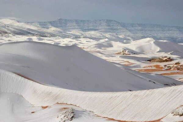 شن‌های صحرای بزرگ آفریقا سفید شدند - اسپوتنیک ایران  