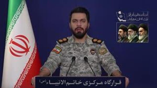 سخنگوی قرارگاه مرکزی خاتم‌الانبیا: آمریکا و اسرائیل همچنان زیر ضربات کوبنده ایران هستند - اسپوتنیک ایران  
