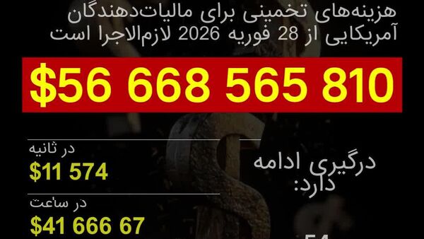 آمریکا روزانه چقدر در درگیری با ایران ضرر می‌کند؟ - اسپوتنیک ایران  