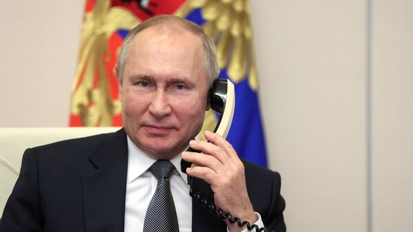 Телефонный разговор президента РФ Владимира Путина - اسپوتنیک ایران  