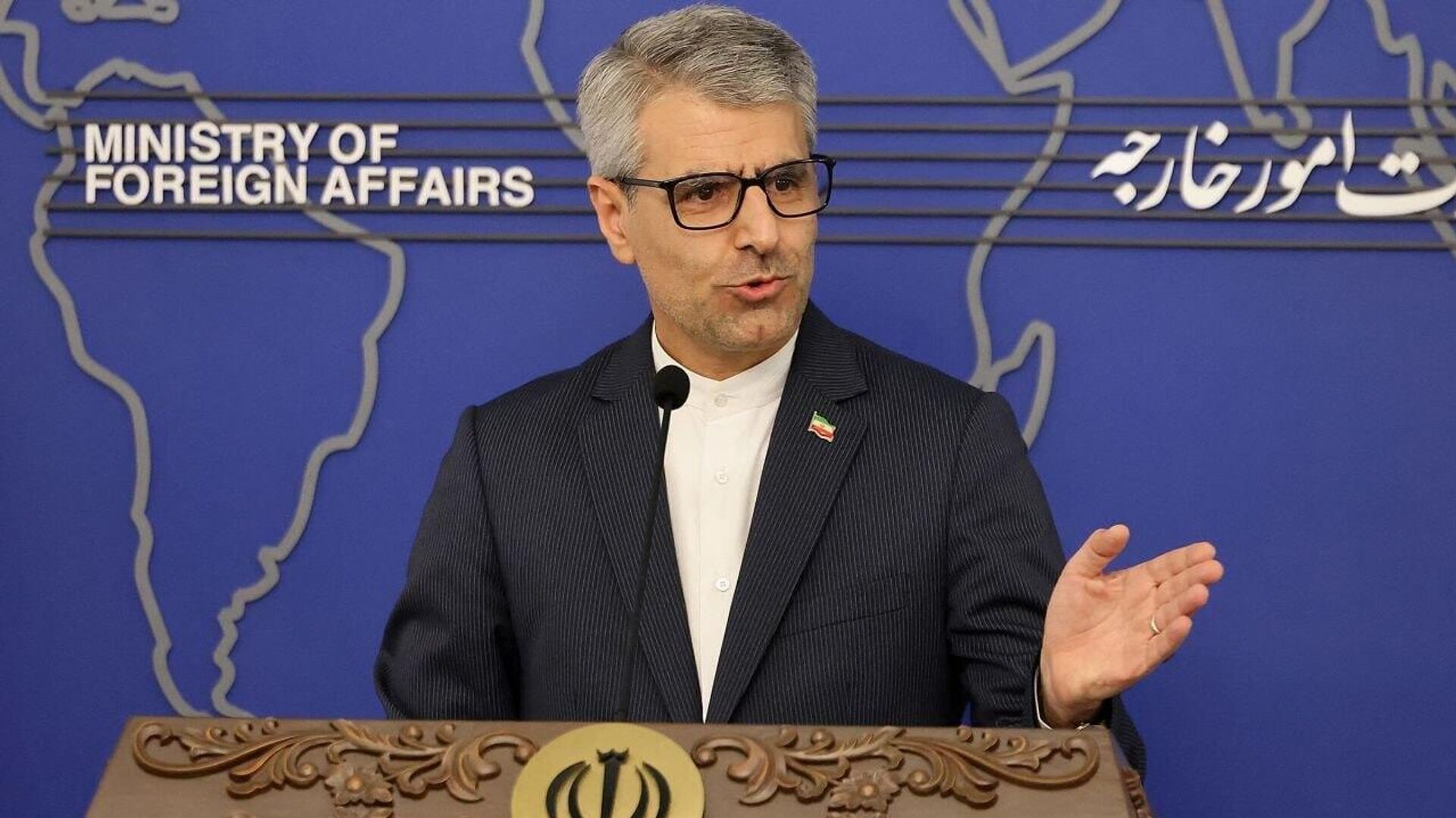 ایران اسماعیل بقایی را به عنوان سخنگوی مذاکرات صلح معرفی کرد ایران اسماعیل بقایی را به عنوان سخنگوی مذاکرات صلح معرفی کرد - اسپوتنیک ایران , 1920, 22.05.2026