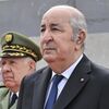 Algerian president Abdelmadjid Tebboune and army general Said Chanegriha attend the opening of a seawater desalination plant, in Tipasa, Algeria, Saturday, Feb. 22, 2025. (AP Photo) - اسپوتنیک ایران  