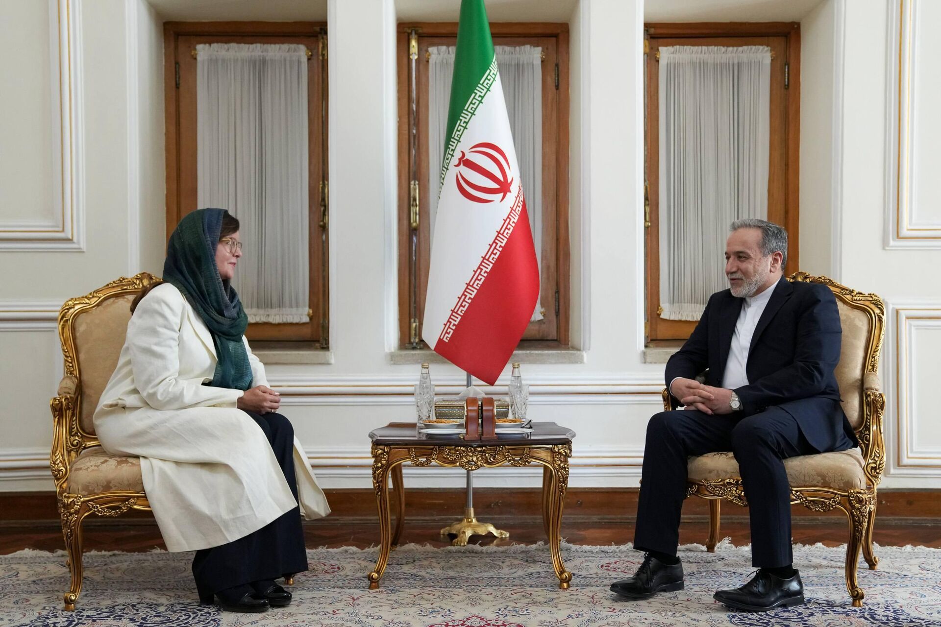 خانم کریستین ویگاند، هماهنگ کننده مقیم سازمان ملل متحد در جمهوری اسلامی ایران عصر امروز دوشنبه در آغاز ماموریت خود،، وزیر امور خارجه دیدار و اعتبار نامه خود را تسلیم کرد - اسپوتنیک ایران  , 1920, 01.06.2026
