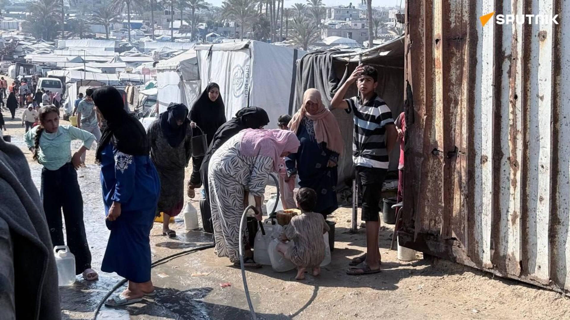 گزارش خبرنگار اسپوتنیک از نوار غزه در مورد بحران آب در این منطقه محصور - اسپوتنیک ایران  , 1920, 06.06.2026