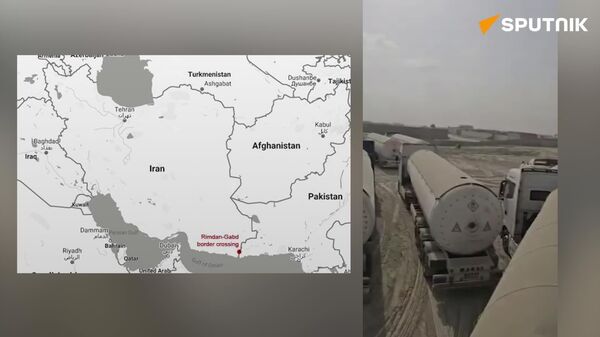 تعلیق تجارت در گذرگاه مرزی پاکستان و ایران، تانکرهای گاز مایع را معطل کرده است - اسپوتنیک ایران  
