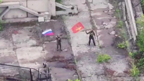 Russian military personnel in liberated Konstantinovka, Donbass. - اسپوتنیک ایران  