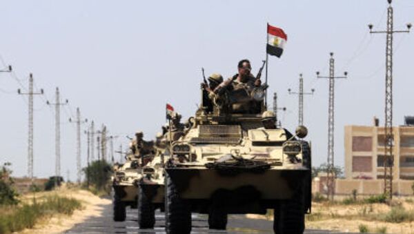 Египетские солдаты на границе Египта и Сектора Газа - اسپوتنیک ایران  