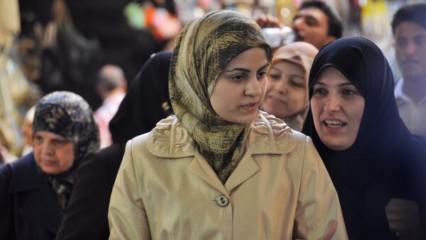 Locals at the central market of Damascus - اسپوتنیک ایران  