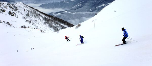 پیست های اسکی « روزا خوتور»  سوچی - اسپوتنیک ایران  