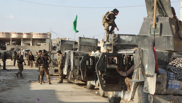 Iraqi security forces gather to advance towards the center of Ramadi city, December 24, 2015 - اسپوتنیک ایران  