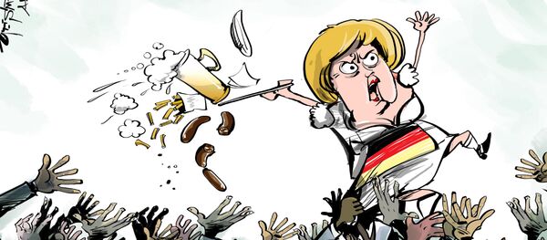 меркель_беженцы - اسپوتنیک ایران  