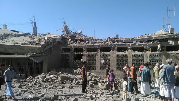 Разрушенные здания в Сане - اسپوتنیک ایران  