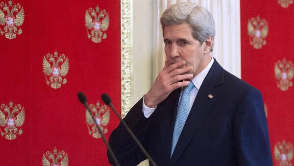 Госсекретарь США Джон Керри во время визита в Москву - اسپوتنیک ایران  