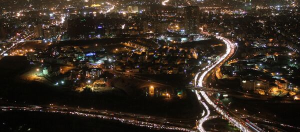 Ночной вид на город Тегеран - اسپوتنیک ایران  