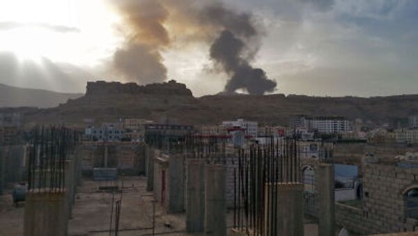 Операция коалиции против повстанцев-хуситов в Сане, Йемен - اسپوتنیک ایران  