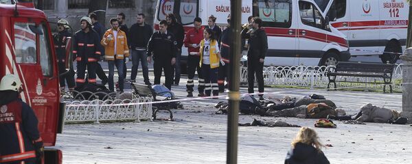 محل انفجار در استامبل محل انفجار در استامبل - اسپوتنیک ایران