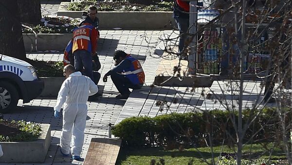 Судмедэксперты на месте взрыва в Стамбуле - اسپوتنیک ایران  