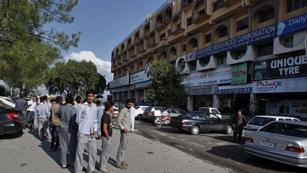 حمله تروریستی به دفتر شبکه تلویزیونی آری نیوز در اسلام آباد - اسپوتنیک ایران  