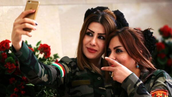زنان مبارز در ارتش  کردستان - اسپوتنیک ایران  