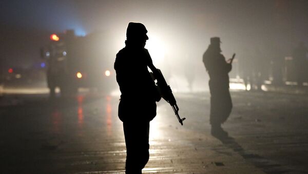 Полиция на месте взрыва у посольства России в Кабуле - اسپوتنیک ایران  