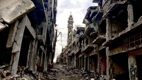 ویرانه های شهر حمص - اسپوتنیک ایران  