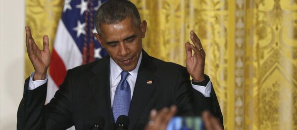Президент США Барак Обама в Вашингтоне - اسپوتنیک ایران  