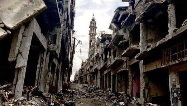 Разрушения в городе Хомс в Сирии - اسپوتنیک ایران  