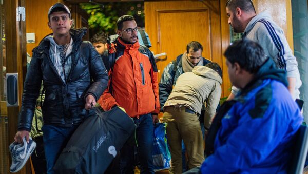 پناهجویان در شهر پالما سوئد - اسپوتنیک ایران  