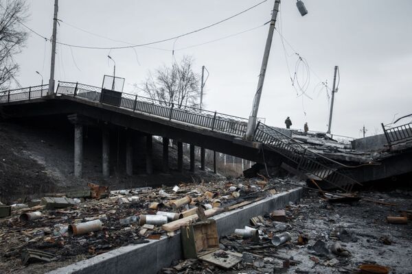 انفجار پل «پوتیلوفسکی» در دونتسک - اسپوتنیک ایران  