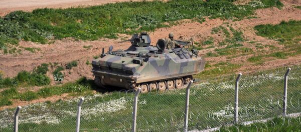 Турецкая армия на границе с Сирией - اسپوتنیک ایران  