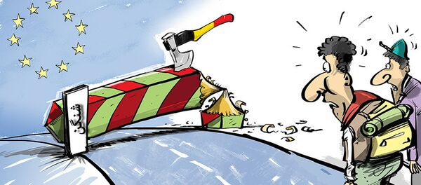 بسته شدن مرز بلژیک با فرانسه به خاطر نگرانی از هجوم پناهجویان - اسپوتنیک ایران  