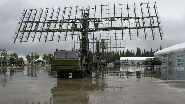 Мобильный радиолокационный комплекс 55Ж6М Небо-М  на открытие Международного военно-технического форума Армия-2015 - اسپوتنیک ایران  